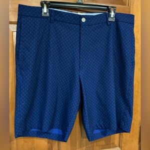 Men's Blue Patterned Shorts